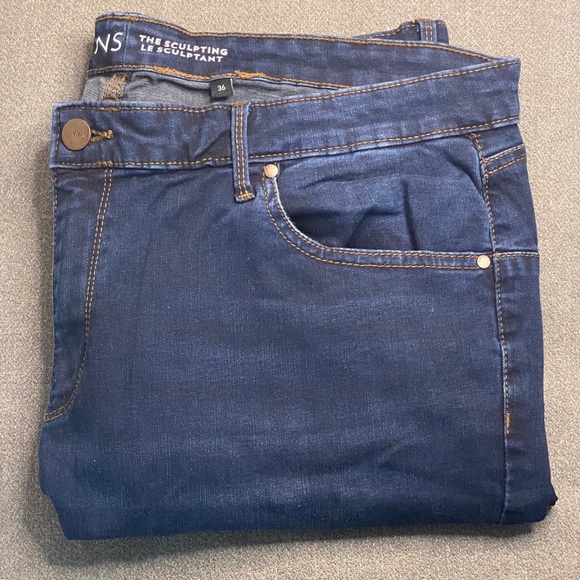 Cotton Sculpting Skinny Jeans- Plus Size- - Picture 2 of 5